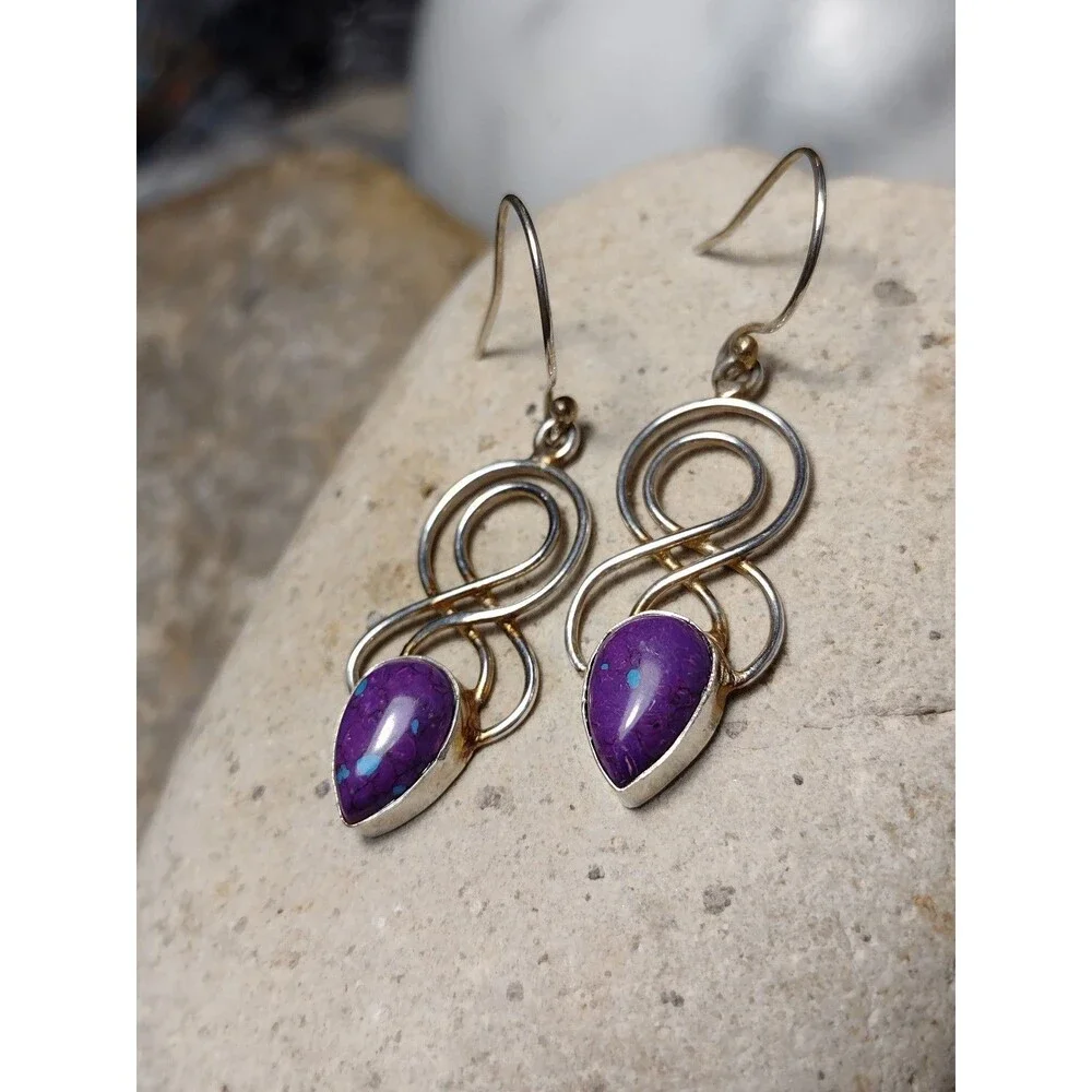 belle poque purple turquoise